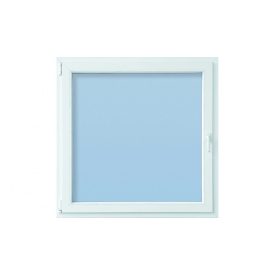   CANDO 118 cm x 118 cm-es műanyag ablak bukó-nyíló 6 kamrás  balos fehér