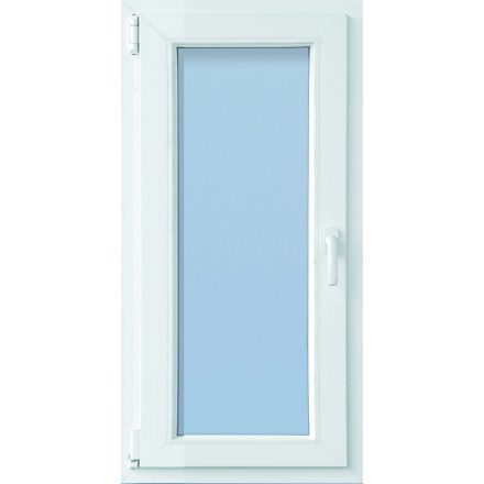 CanDo 58 cm x 118 cm-es műanyag ablak 3 rétegű üvegezéssel bukó-nyíló 7 kamrás  balos fehér