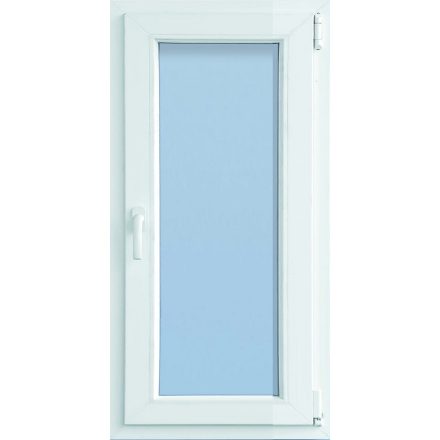 CanDo 58 cm x 118 cm-es műanyag ablak 3 rétegű üvegezéssel bukó-nyíló 7 kamrás  jobbos fehér