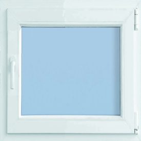   CanDo 58 cm x 58 cm-es műanyag ablak 3 rétegű üvegezéssel bukó-nyíló 7 kamrás  jobbos fehér