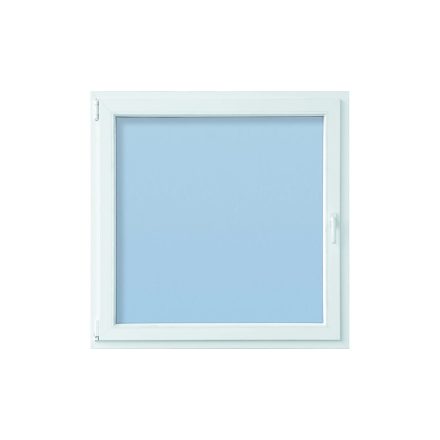 CanDo 88 cm x 88 cm-es műanyag ablak 3 rétegű üvegezéssel bukó-nyíló 7 kamrás  balos fehér