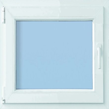 CanDo 58 cm x 58 cm-es műanyag ablak bukó-nyíló 6-kamrás  balos fehér