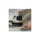 Decowall akusztik falpanel, világos tölgy-fekete 260 x 30 x 1,7 cm PEFC (2db)