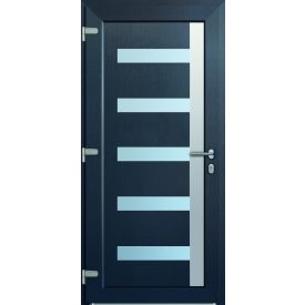   CANDO TEXAS műanyag bejárati ajtó antracit/antracit 98X208-as