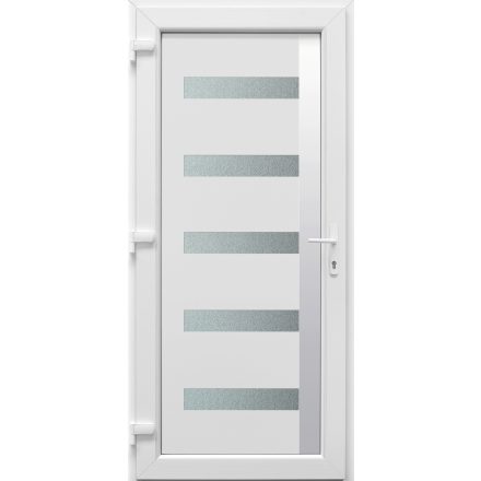 CANDO TEXAS műanyag bejárati ajtó fehér 88X208-as balos