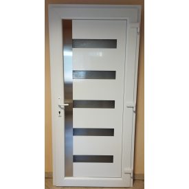   CANDO TEXAS kifelé nyíló műanyag bejárati ajtó fehér 98X208-as jobbos